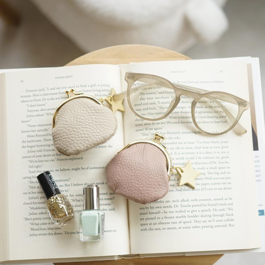 小銭入れ レディース がま口 財布 かわいい 星柄 本革 レザー 小さめ 星 指輪入れ アクセサリーケース ポーチ ミニサイズ コンパクト |  | 08