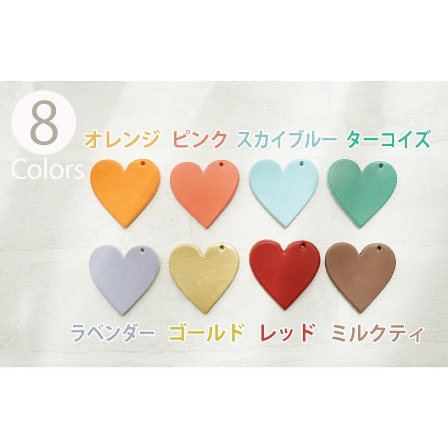 バッグチャーム 革 ハート （Mサイズ） hoshinootoブランド : カミカゼ