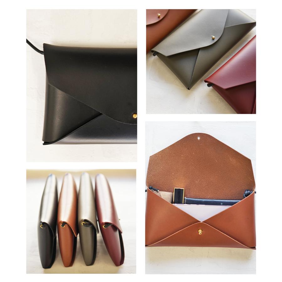 スマホショルダー ストラップ 革 スマホポーチ レディース レザー hoshinootoブランド |  | 12