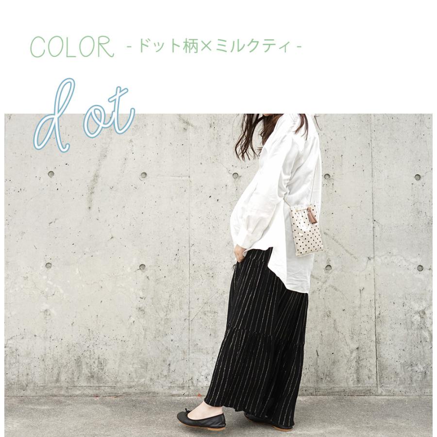 スマホポーチ レディース 縦型 ミニショルダー クリアバッグ かわいい おしゃれ 本革タッセル付き hoshinootoブランド |  | 11