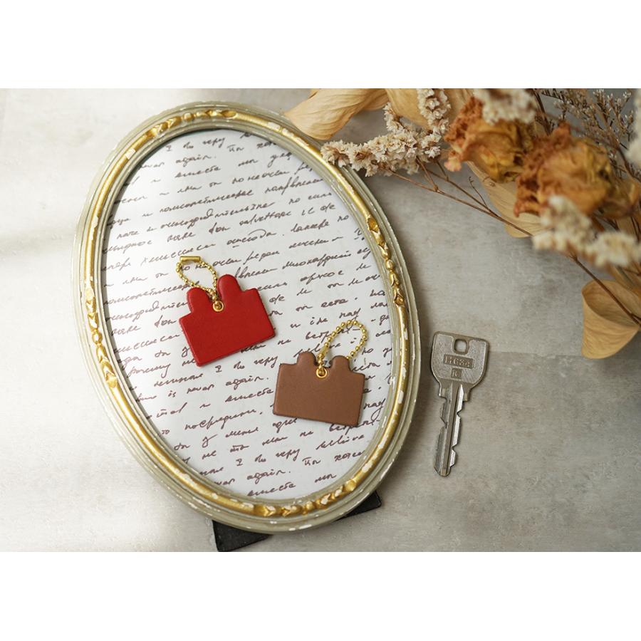 バッグチャーム 革 くま うさぎ かわいい ネームタグ 名入れ お名前