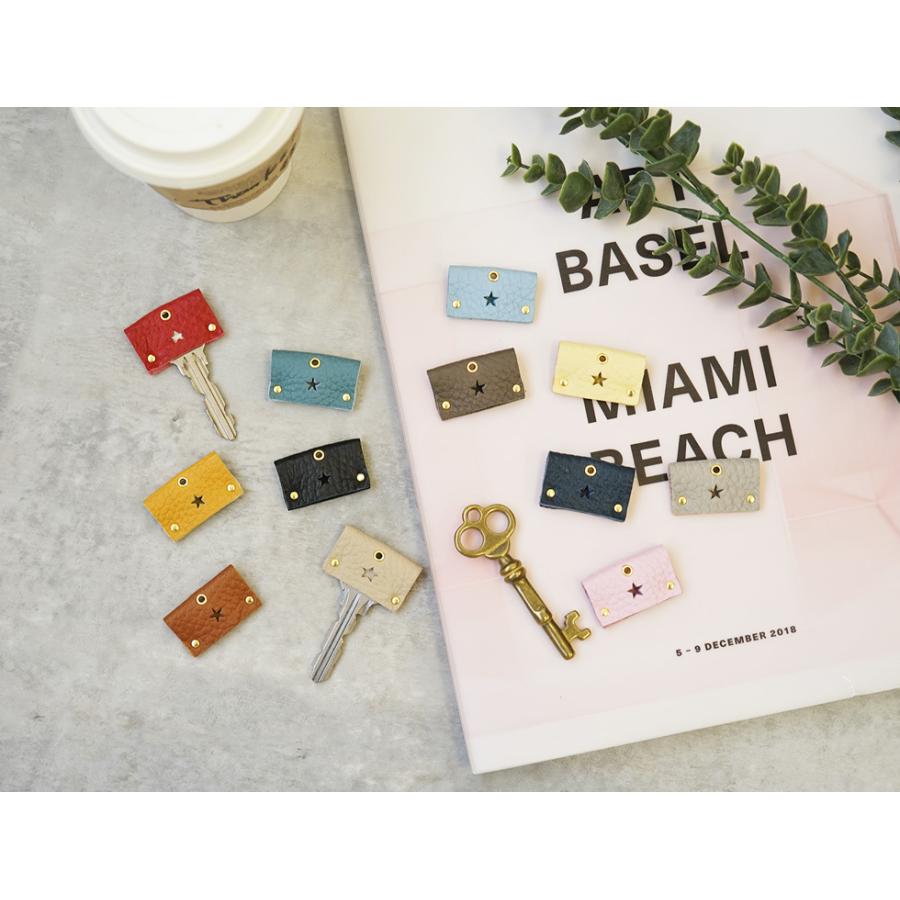 キーカバー 革 おしゃれ 星 かわいい キーキャップ 日本製 hoshinootoブランド |  | 11