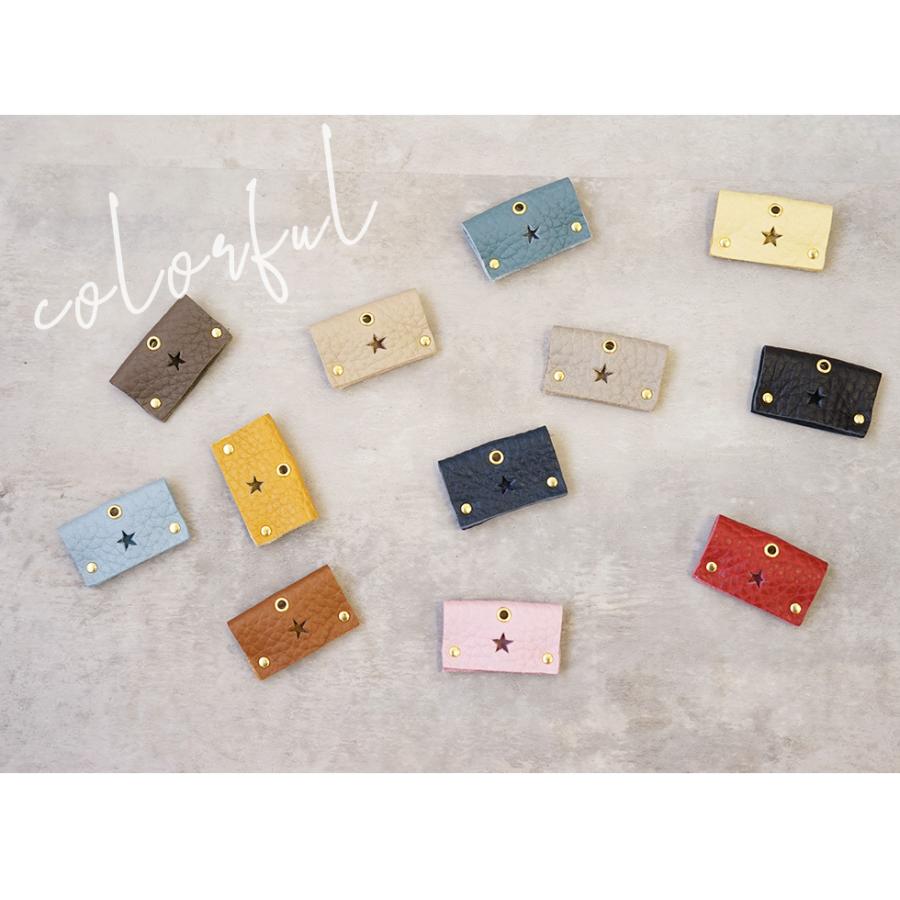 キーカバー 革 おしゃれ 星 かわいい キーキャップ 日本製 hoshinootoブランド |  | 02