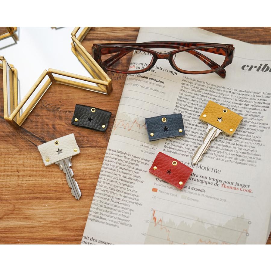 キーカバー 革 おしゃれ 星 かわいい キーキャップ 日本製 hoshinootoブランド |  | 04