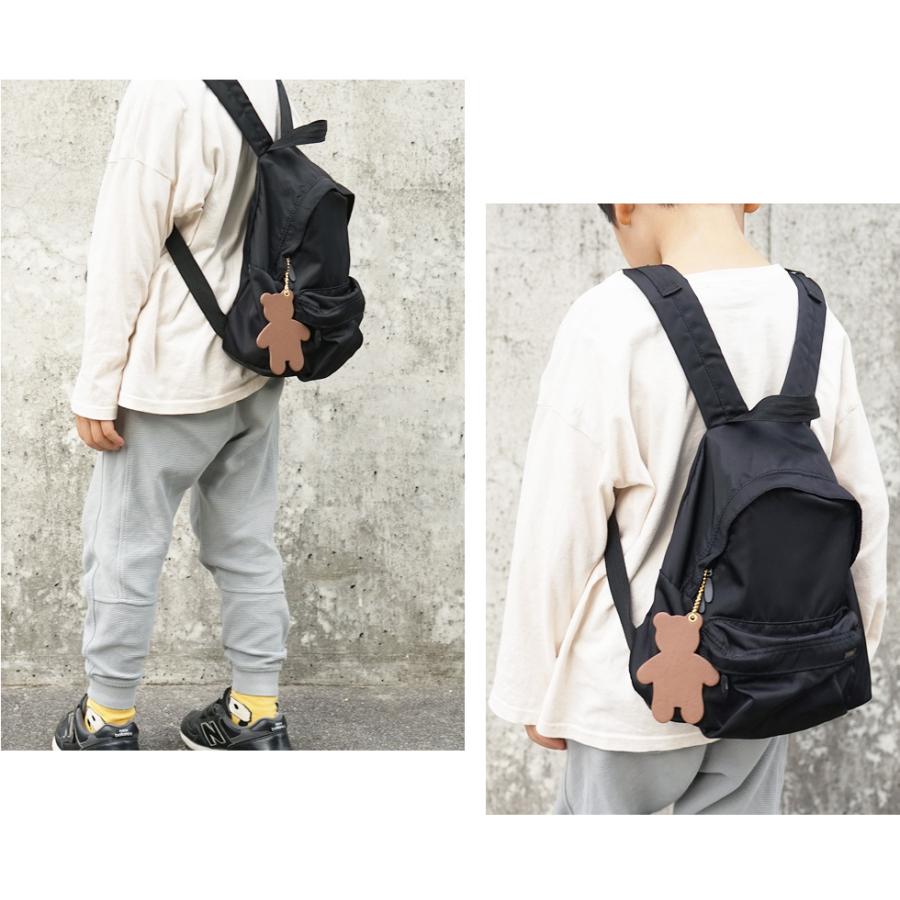 バッグチャーム 革 くま かわいい ネームタグ 名入れ お名前刻印 hoshinootoブランド |  | 03