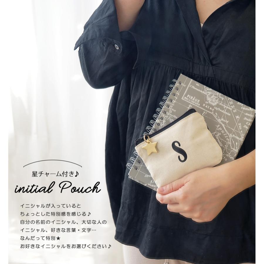 ポーチ小物入れ おしゃれ 小さめ ティッシュケース ティッシュポーチ イニシャル hoshinootoブランド |  | 02