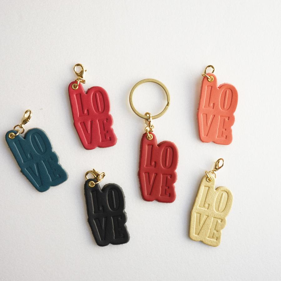 バッグチャーム 革 LOVE かわいい ネームタグ  おしゃれ hoshinootoブランド |  | 01