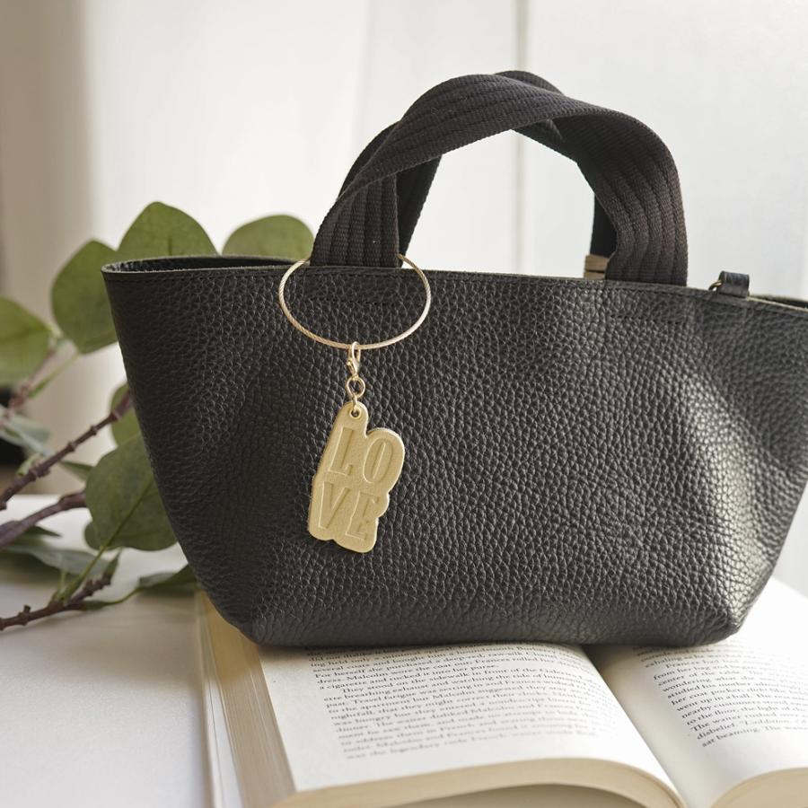 バッグチャーム 革 LOVE かわいい ネームタグ  おしゃれ hoshinootoブランド |  | 03