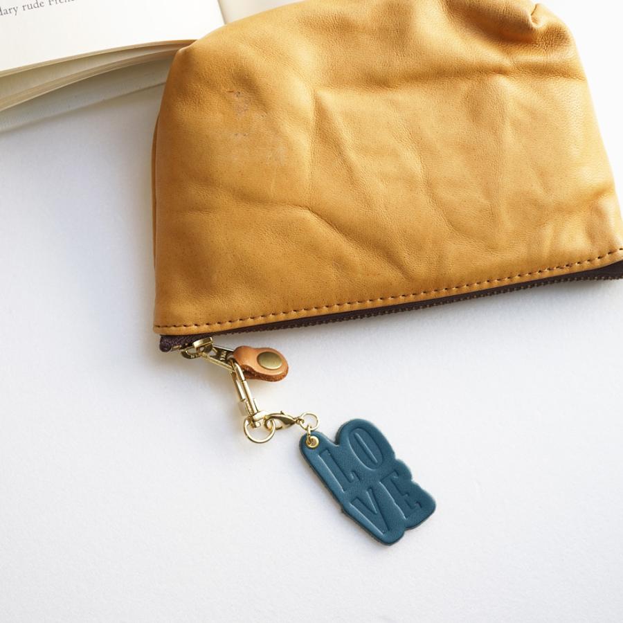 バッグチャーム 革 LOVE かわいい ネームタグ  おしゃれ hoshinootoブランド |  | 04