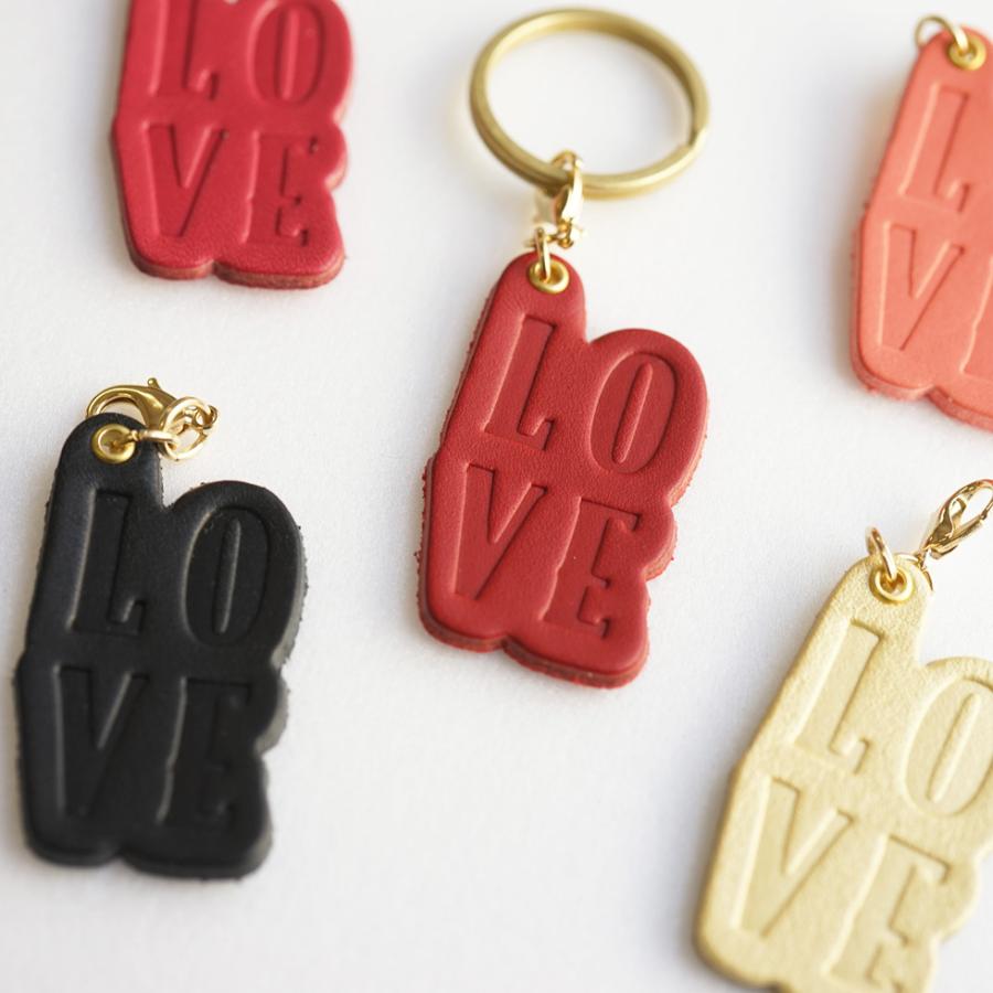 バッグチャーム 革 LOVE かわいい ネームタグ  おしゃれ hoshinootoブランド |  | 07