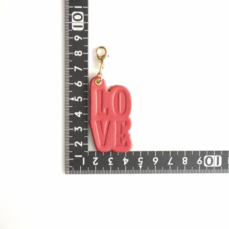 バッグチャーム 革 LOVE かわいい ネームタグ  おしゃれ hoshinootoブランド |  | 08
