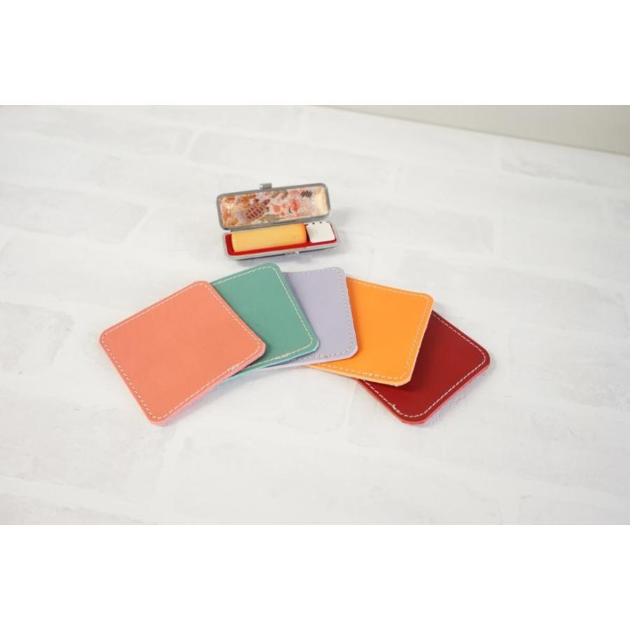 印鑑 マット 本革 携帯サイズ |  | 04