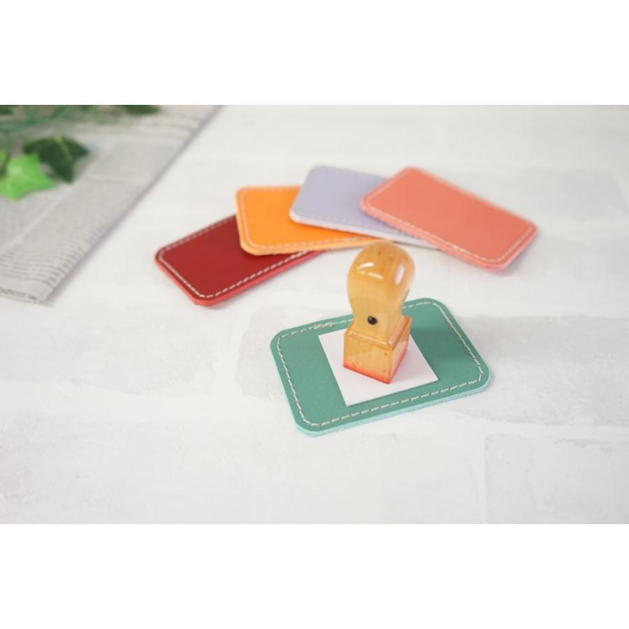 印鑑 マット 本革 携帯サイズ |  | 09