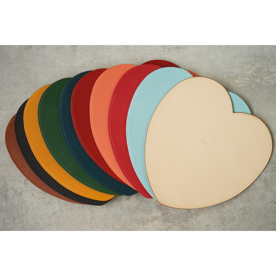 マウスパッド おしゃれ 革 名入れ可 jour7ブランド 日本製 ハート |  | 05