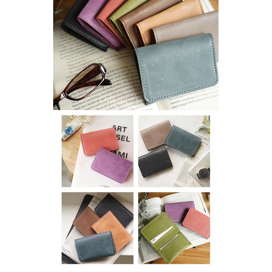 名刺入れ メンズ レディース 革 おしゃれ 国産レザー 名入れ可 jour7ブランド |  | 13