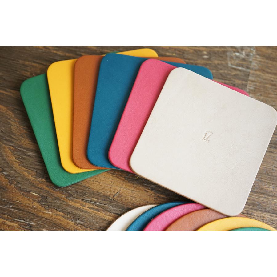 コースター おしゃれ 北欧 本革 名入れ可 プレゼント ギフト ノベルティ |  | 02