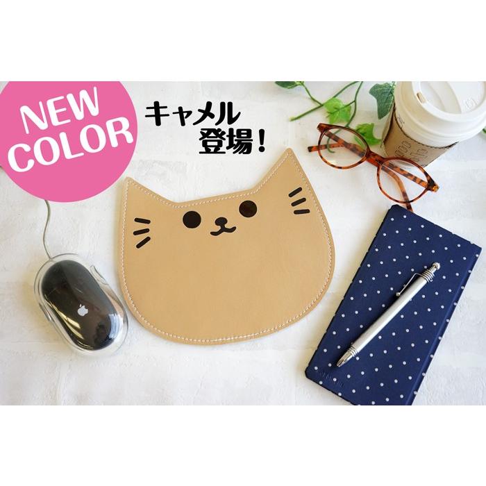 マウスパッド アニマル ねこ・うさぎ・パンダ・くま 日本製  本革 FOOTANブランド |  | 02