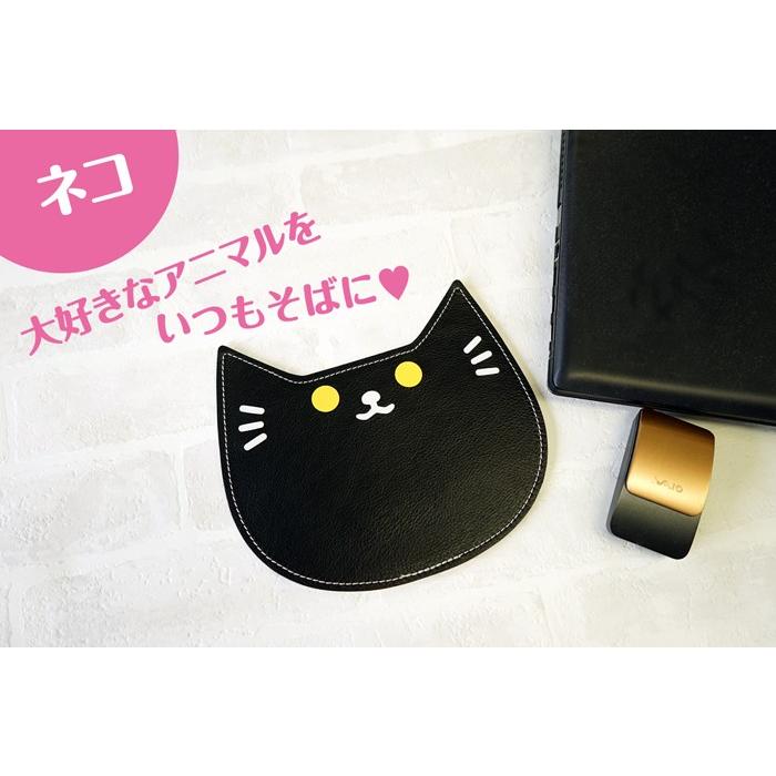 マウスパッド アニマル ねこ・うさぎ・パンダ・くま 日本製  本革 FOOTANブランド |  | 05