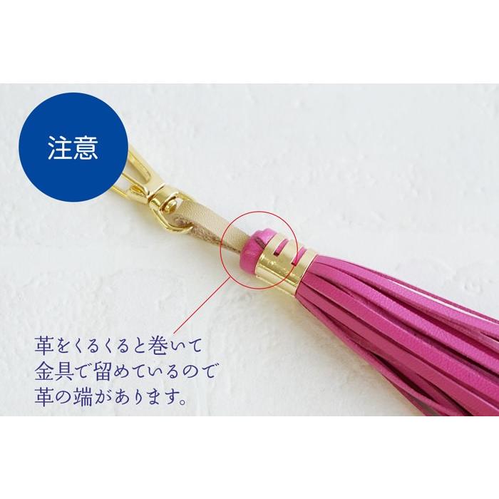本革 タッセル・フリンジ  ゴールド チャーム 日本製  FOOTANブランド  牛革/レザー |  | 10