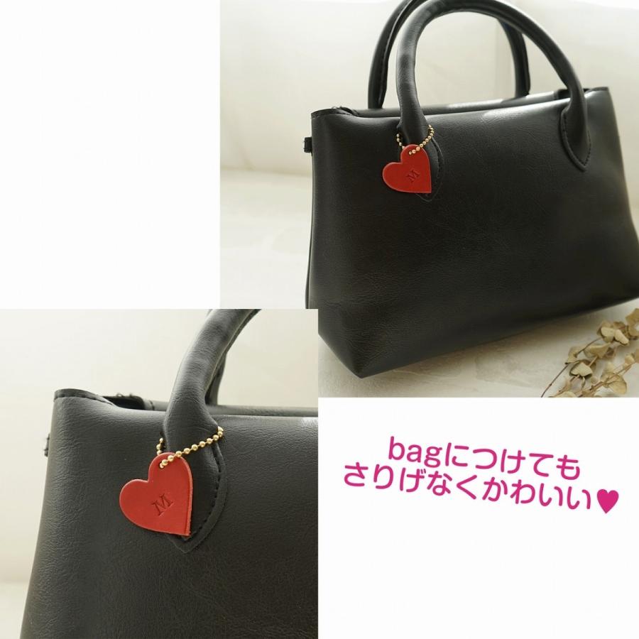 本革ハートチャーム 国産 イニシャル刻印 |  | 09