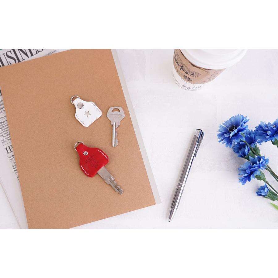 FOOTANブランド 本革キーカバー/星・スマイル |  | 06