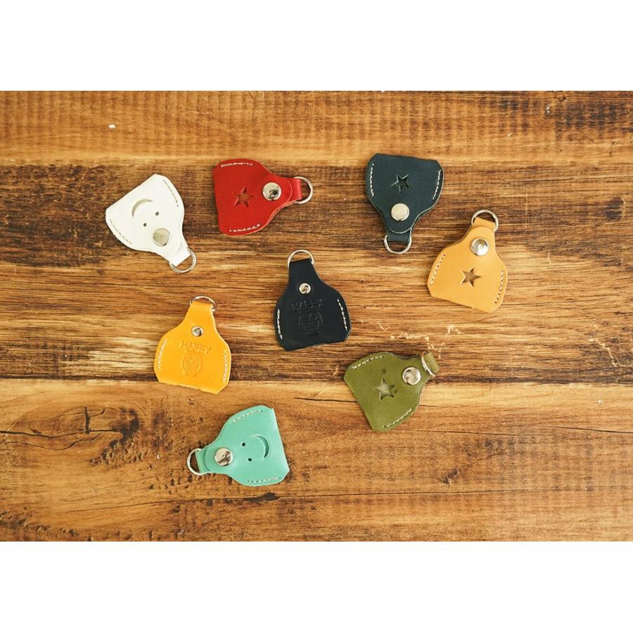 FOOTANブランド 本革キーカバー/星・スマイル |  | 04