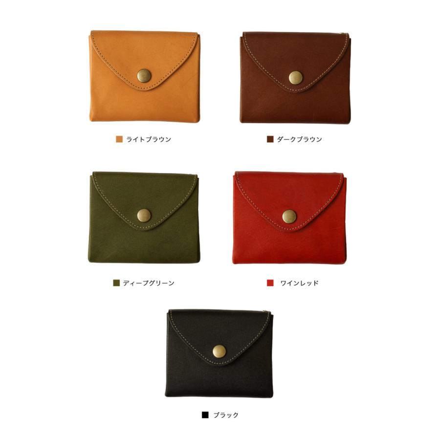 財布 レディース 二つ折り 革 コンパクト 栃木レザー FOOTAN PREMIUMブランド 名入れ可 |  | 13