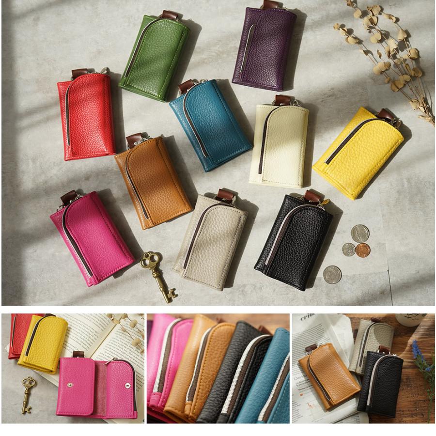 キーケース スマートキー 本革 レディース Natuca.ブランド カード 小銭入れ |  | 03