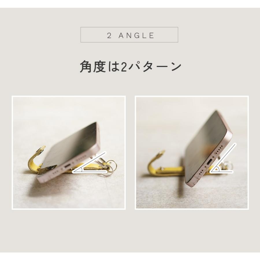 キーホルダー キーリング メンズ 革 おしゃれ スマホスタンド Natuca.ブランド |  | 06