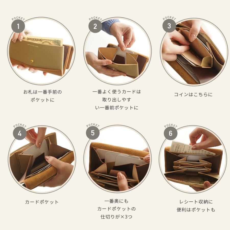 小さい 長財布 メンズ レディース 本革 コンパクト Natuca.ブランド 革 軽い |  | 07