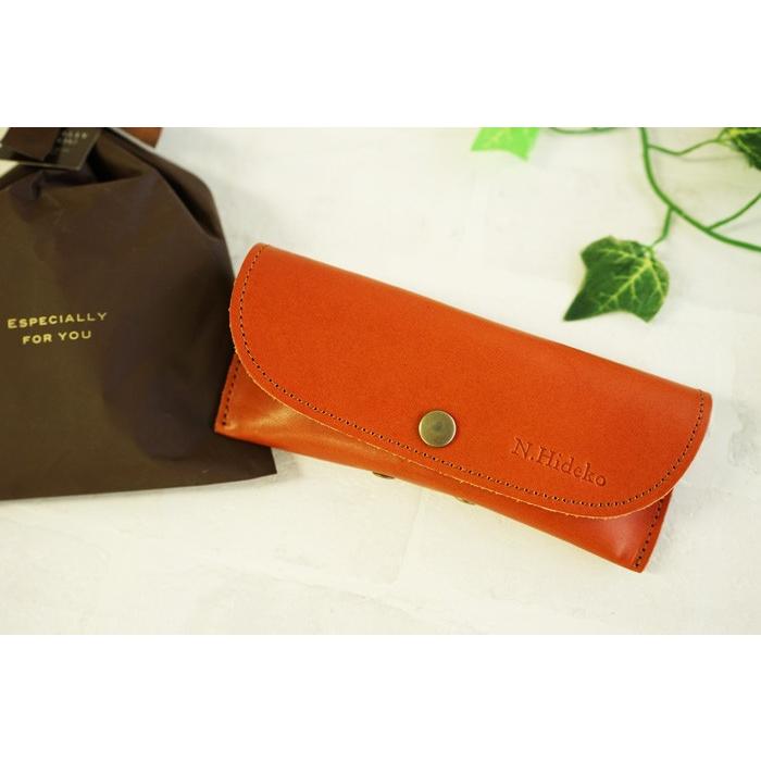 メガネケース  本革 送料無料 サングラスケース 名入れ可 ヌメ革 栃木レザー |  | 16