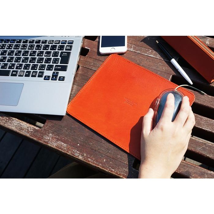 マウスパッド 本革 栃木レザー 名入れ可 |  | 06