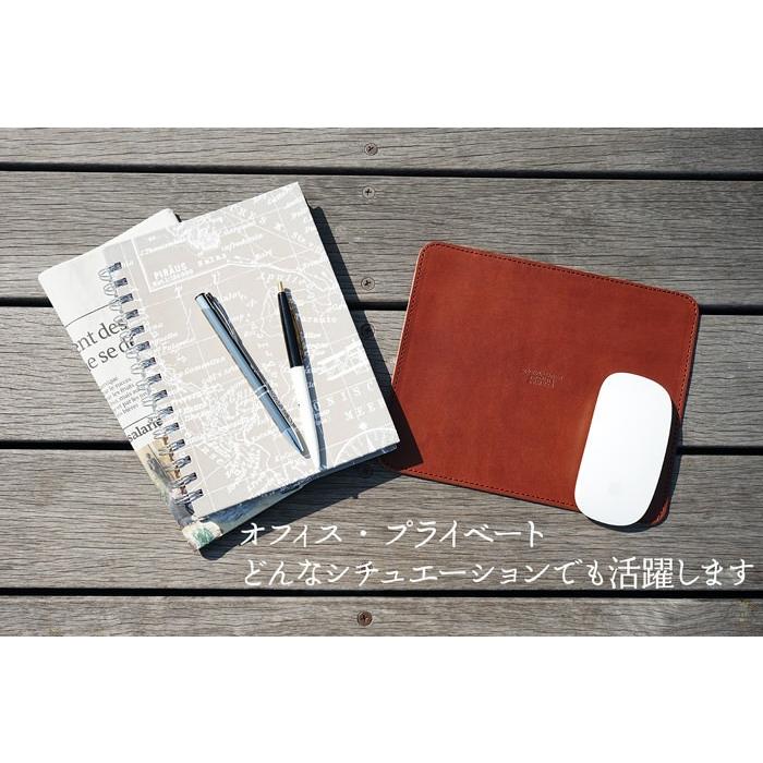 マウスパッド 本革 栃木レザー 名入れ可 |  | 07