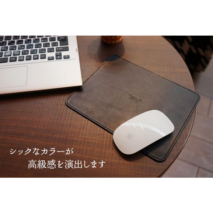 マウスパッド 本革 栃木レザー 名入れ可 |  | 08