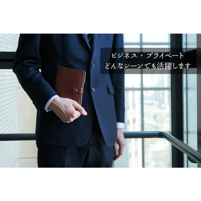 手帳カバー 革 A6 栃木レザー 名入れ 刻印 |  | 14
