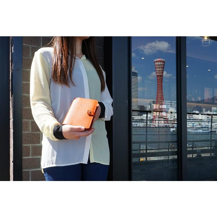 手帳カバー 革 A6 栃木レザー 名入れ 刻印 |  | 03