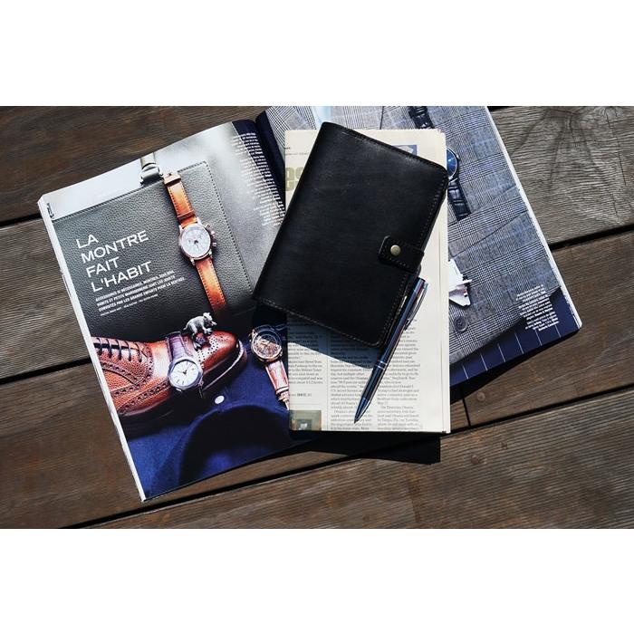 手帳カバー 革 A6 栃木レザー 名入れ 刻印 : カミカゼオンライン