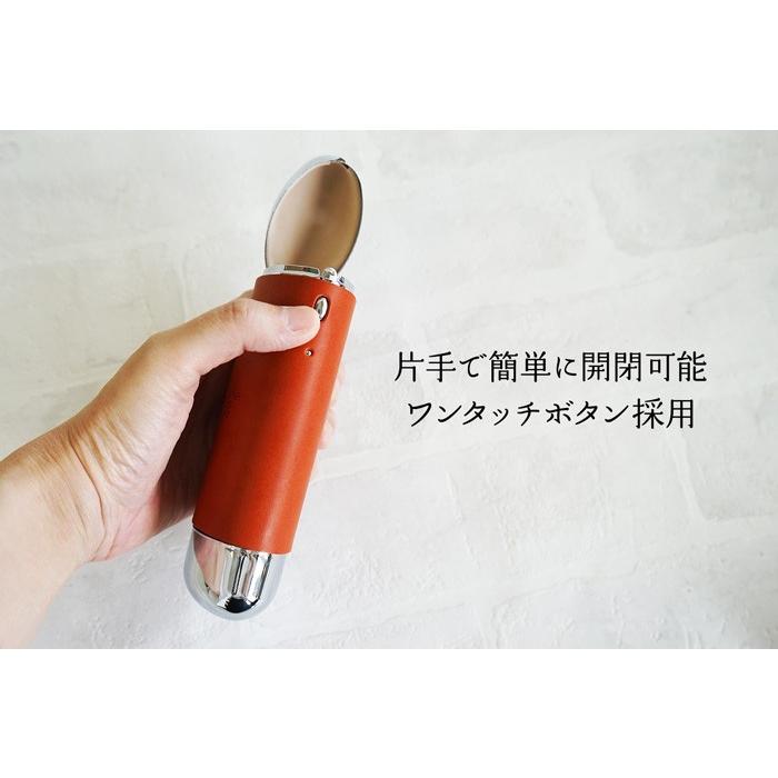 メガネケース 本革 筒型 メタル 送料無料 栃木レザー |  | 03