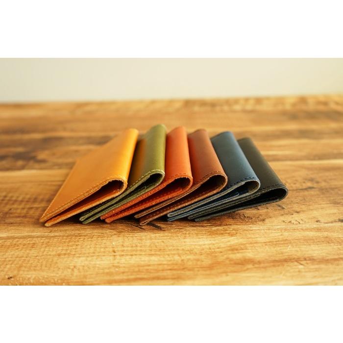 名刺入れ 薄い マチなし 本革 名入れ 栃木レザー ギフト プレゼント |  | 07