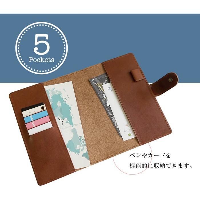 手帳カバー A5 ほぼ日手帳 カズン 革 栃木レザー 送料無料 名
