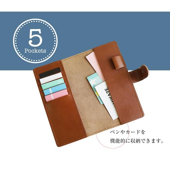 手帳カバー ほぼ日手帳 weeks 名入れ 革 栃木レザー ウィークス 送料無料 名入れ |  | 05