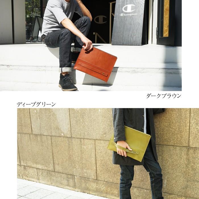 クラッチバッグ 本革 A4収納 栃木レザー 送料無料 |  | 16