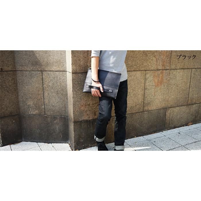 クラッチバッグ 本革 A4収納 栃木レザー 送料無料 |  | 03