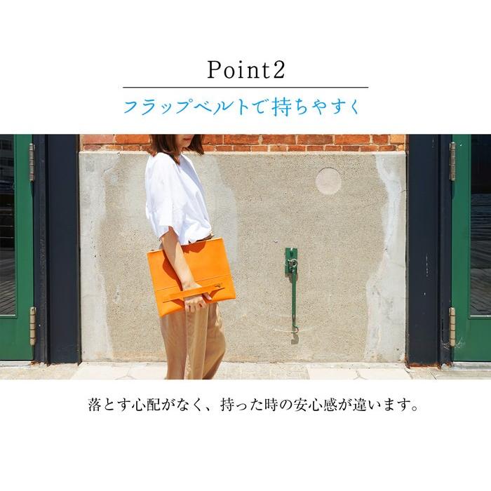 クラッチバッグ 本革 A4収納 栃木レザー 送料無料 |  | 08