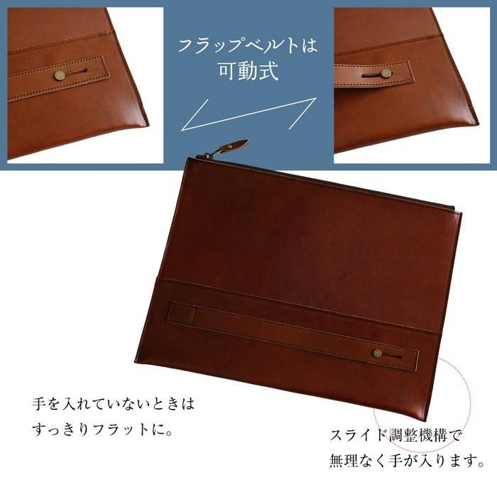 クラッチバッグ 本革 A4収納 栃木レザー 送料無料 |  | 09
