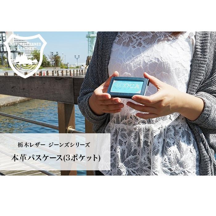 パスケース 定期入れ 名刺入れ 本革 栃木レザー 名入れ |  | 01