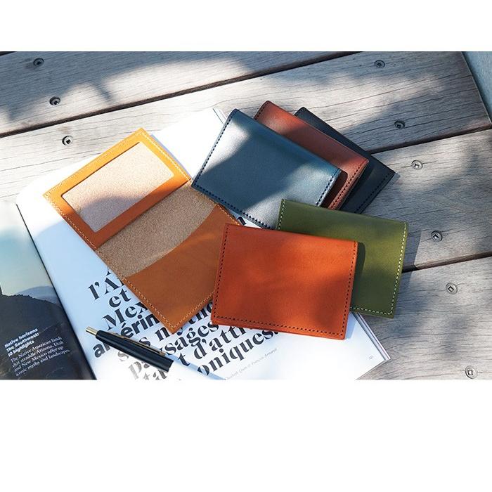 パスケース 定期入れ 名刺入れ 本革 栃木レザー 名入れ |  | 04