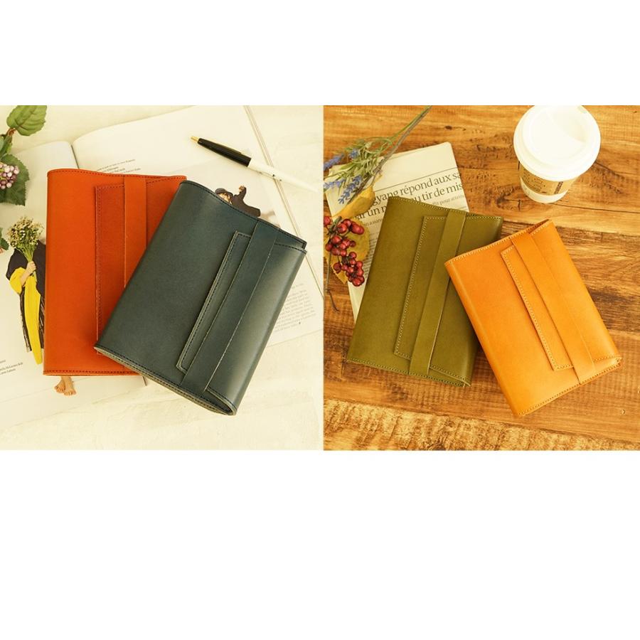 御朱印帳カバー おしゃれ かわいい 革 送料無料 名入れ : カミカゼ