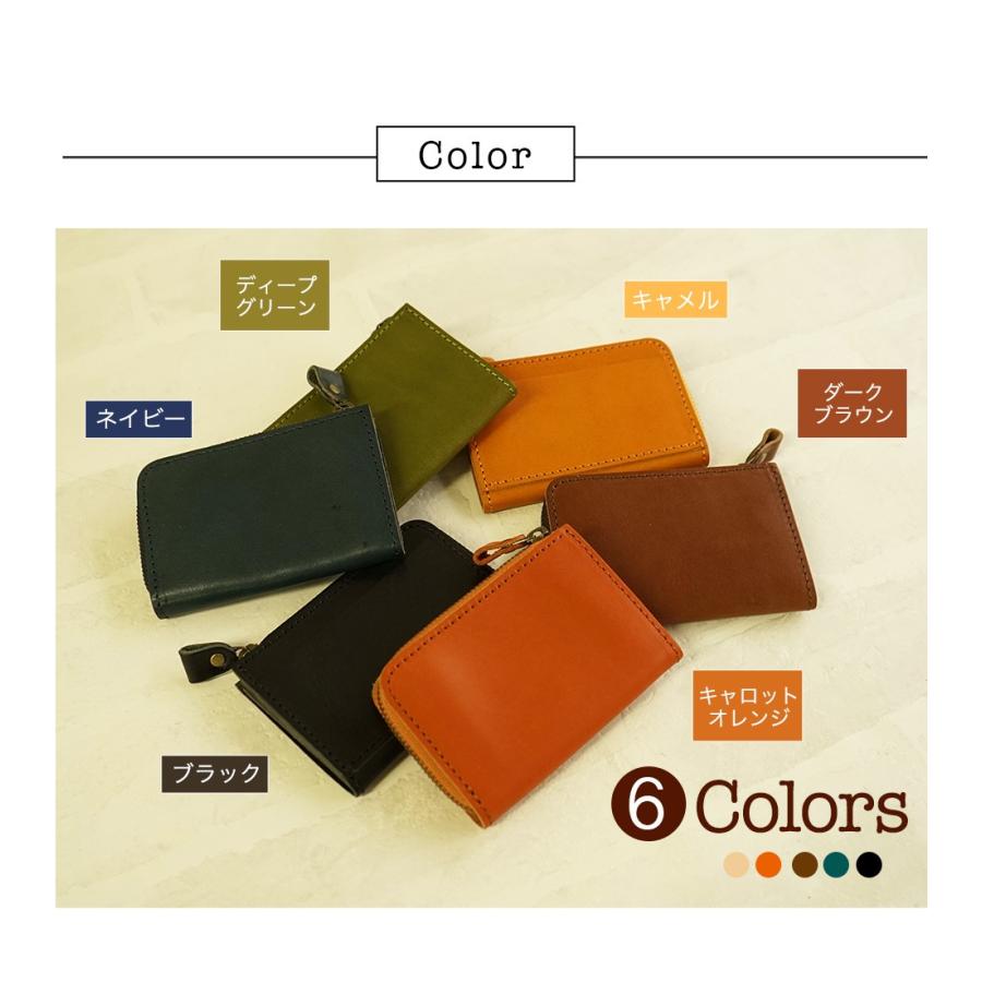 L字財布 カード 本革 栃木レザー 送料無料 |  | 14