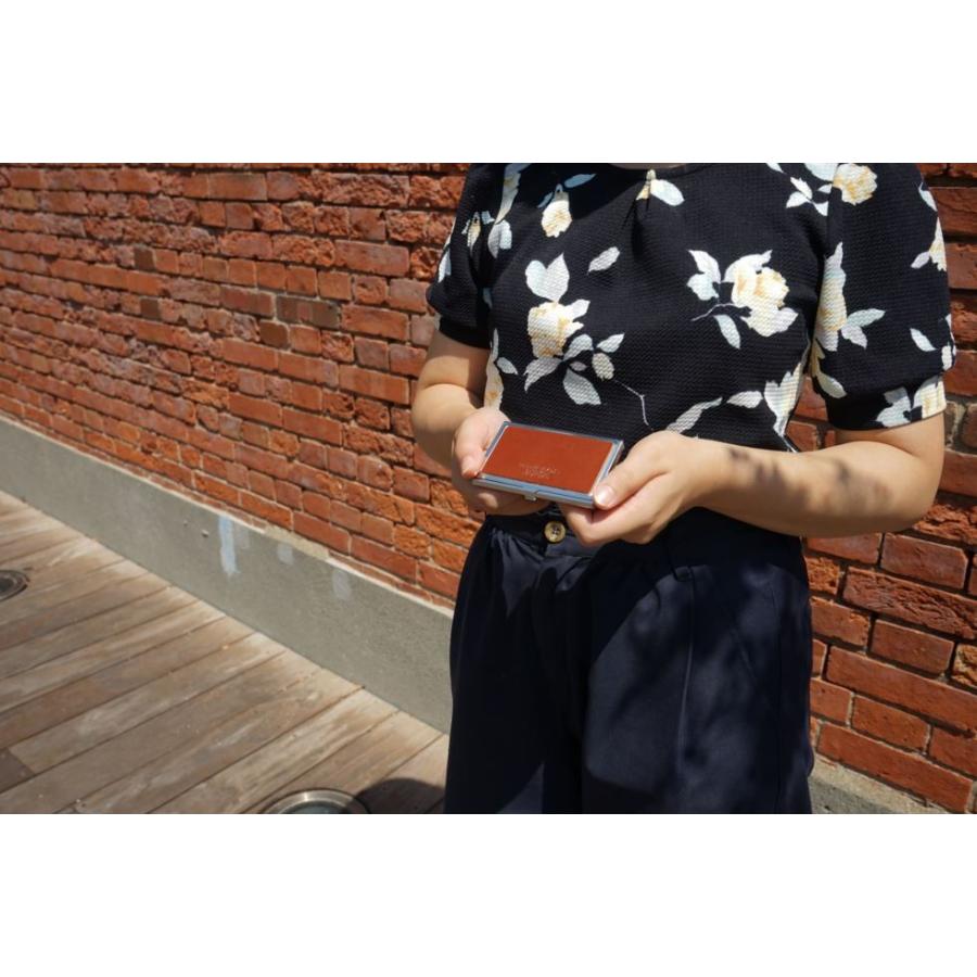 名刺ケース メタル 栃木レザー 送料無料 |  | 14